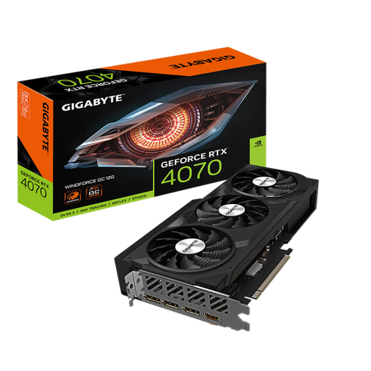 GIGABYTE GeForce RTX 4070 WINDFORCE OC 12G Graphics Card