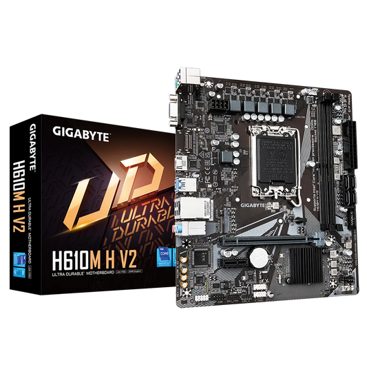 GIGABYTE ULTRA DURABLE H610M H V2 LGA1700 microATX Motherboard