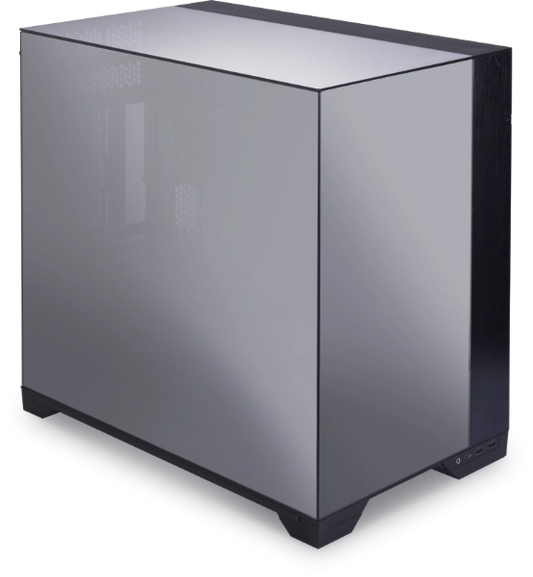 LIAN LI O11 VISION CHROME ATX Mid Tower Dual Chamber Computer Case