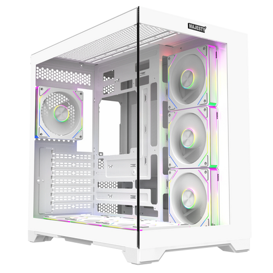 MAJESTY GALAXY ARGB ATX Dual Chamber Computer Case
