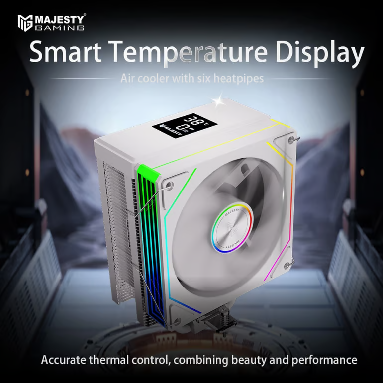 MAJESTY GAMING CAD-301 ARGB CPU Air Cooler