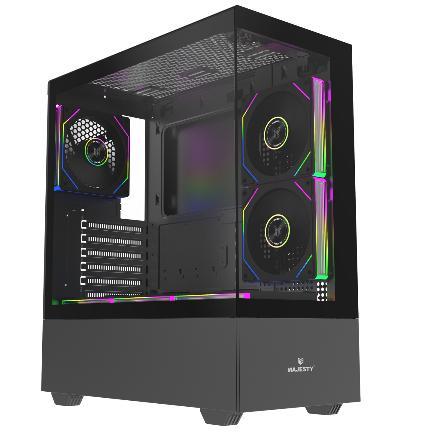 MAJESTY RAAD ARGB ATX Mid Tower Computer Case