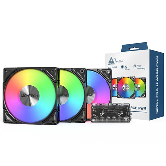 MONTECH METAL PRO 12 ARGB PWM Fan