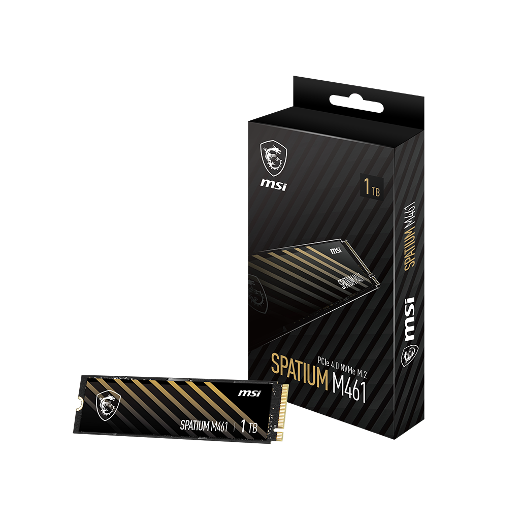 MSI M461 1TB PCIe 4.0 M.2 NVMe SSD