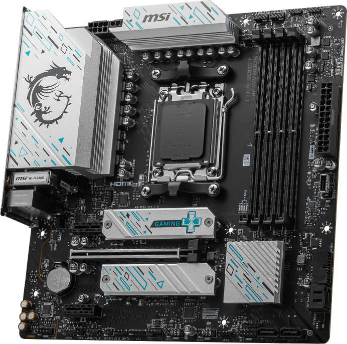 MSI B650M GAMING PLUS WIFI mATX AMD Motherboard