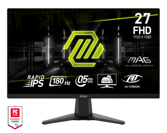 MSI MAG 275F 27" FHD 180Hz 0.5ms Rapid IPS Gaming Monitor
