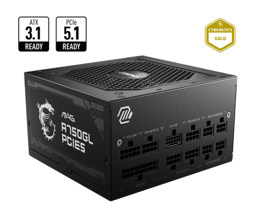 MSI MAG A750GL PCIE5 750W Gold PSU