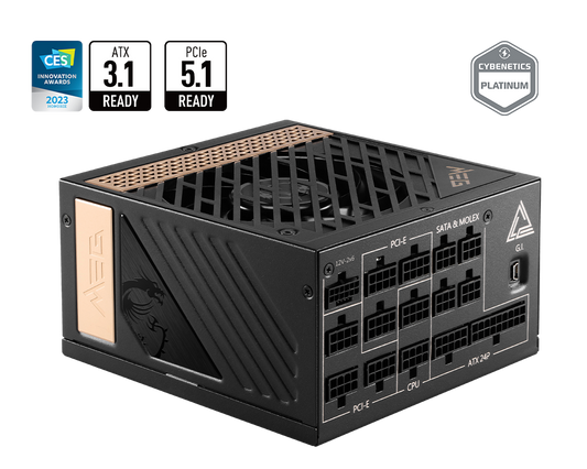 MSI MEG Ai1300P PCIE5 1300W PLATINUM PSU