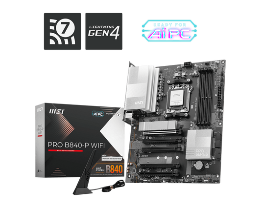 MSI PRO B840-P WIFI ATX AMD Motherboard