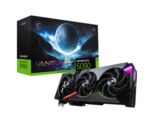 MSI VANGUARD GeForce RTX 5090 SOC Edition 32GB GDDR7 Graphics Card
