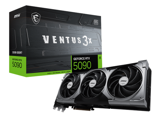 MSI Ventus 3X GeForce RTX 5090 32GB GDDR7 Graphics Card