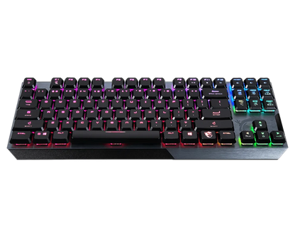 MSI VIGOR GK50 LOW PROFILE TKL LED Backlit Mechanical Gaming Keyboard