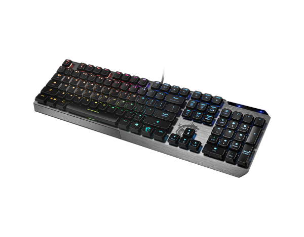 MSI VIGOR GK50 LOW PROFILE TKL LED Backlit Mechanical Gaming Keyboard