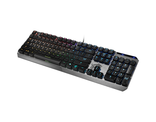 MSI VIGOR GK50 LOW PROFILE TKL LED Backlit Mechanical Gaming Keyboard