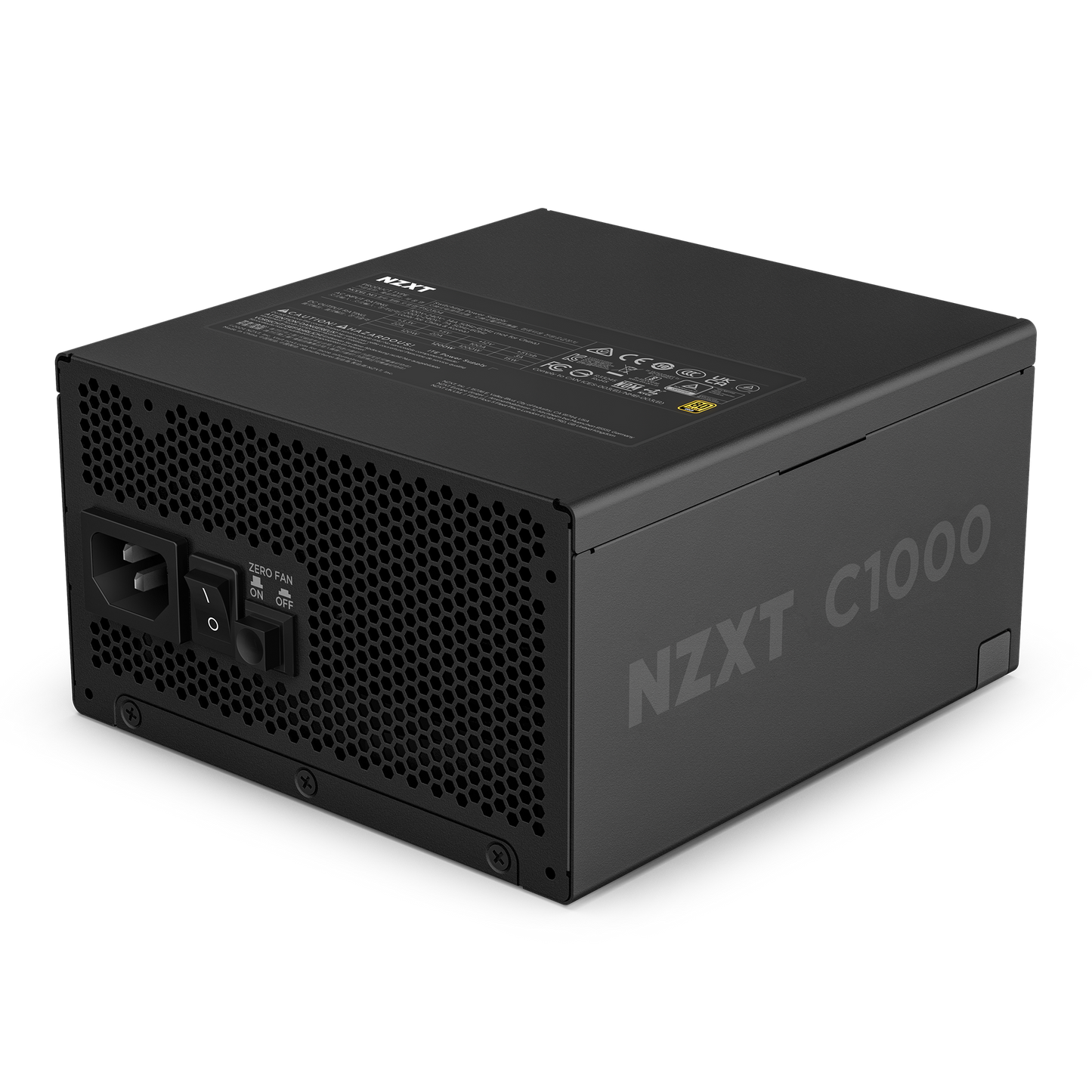 NZXT C1000 - C Series ATX 1000 Watt 80 Plus Gold Full-modular Power Supply