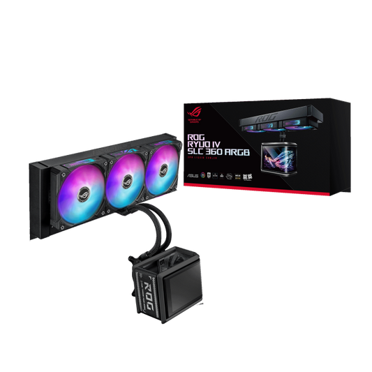 ASUS ROG RYUO IV SLC 360 ARGB Liquid AIO Cooler