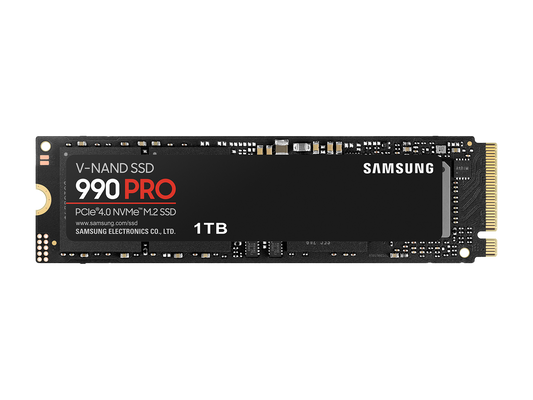 SAMSUNG 990 PRO 1TB PCIe 4.0 M.2 NVMe SSD