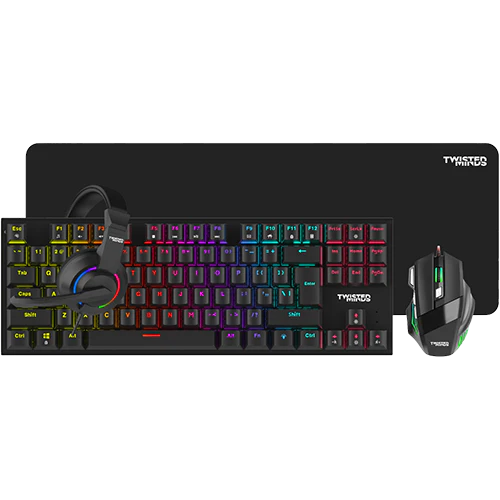 TWISTED MINDS PRO GAMING ACCESSORIES BUNDLE 4 IN 1 Combo