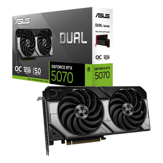 ASUS Dual GeForce RTX™ 5070 12GB GDDR7 OC Edition Graphics Card
