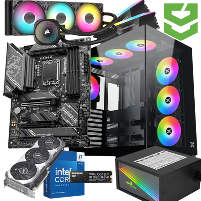 High-end Gaming PC (Intel i7 32GB RTX4070-Super 1TB)