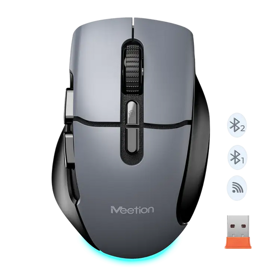 MEETION BTM001 2.4G + BT ERGONOMIC MOUSE