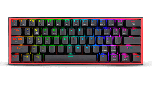 REDRAGON FIZZ RGB 60% LED Backlit Mechanical Gaming Keyboard