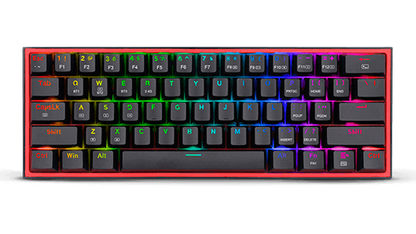 REDRAGON FIZZ RGB 60% LED Backlit Mechanical Gaming Keyboard